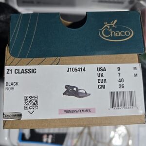 Chaco Z1 Classic Black Sandals